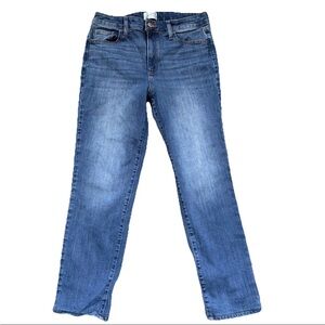 Universal Thread Denim Women's Hi-Rise Slim Straight Leg Blue Jean SZ 10L Casual